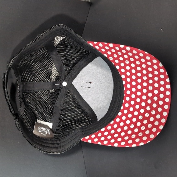 NWT,Disney Minnie Mouse ,Berkshire Fashions Girls Black/Red Snapback Hat. - Picture 6 of 8